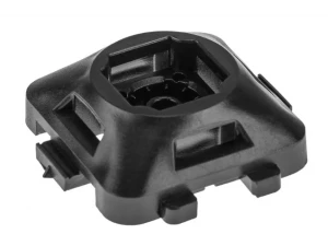 Площадка под стяжку усиленная для прямого монтажа 35*35мм, черная (50 шт/уп) REXANT, 07-2109