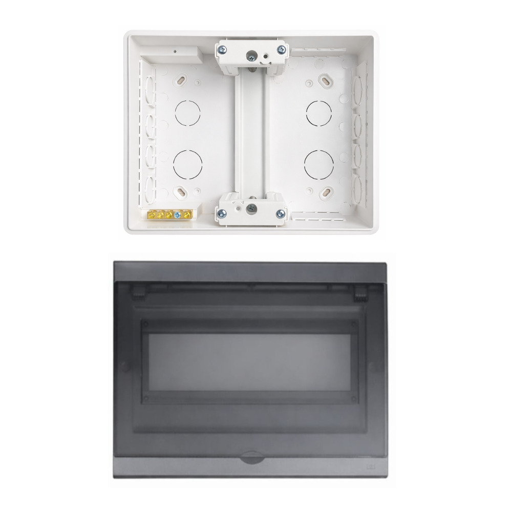 ЩРВ-П 7 модулей NOVA встраиваемый пластик черный IP41 (220*193*76) FIXEL