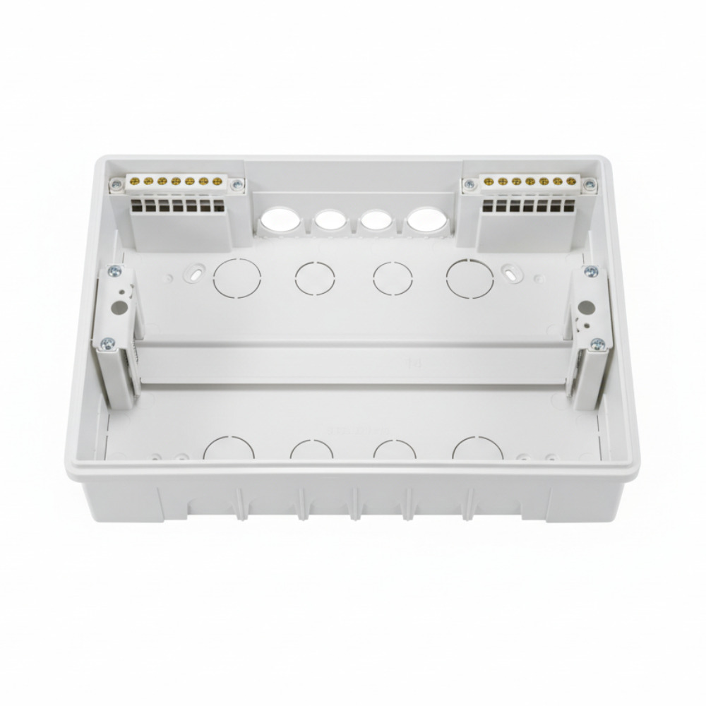 ЩРВ-П 14 модулей NOVA встраиваемый пластик черный IP41 (220*319*76) FIXEL