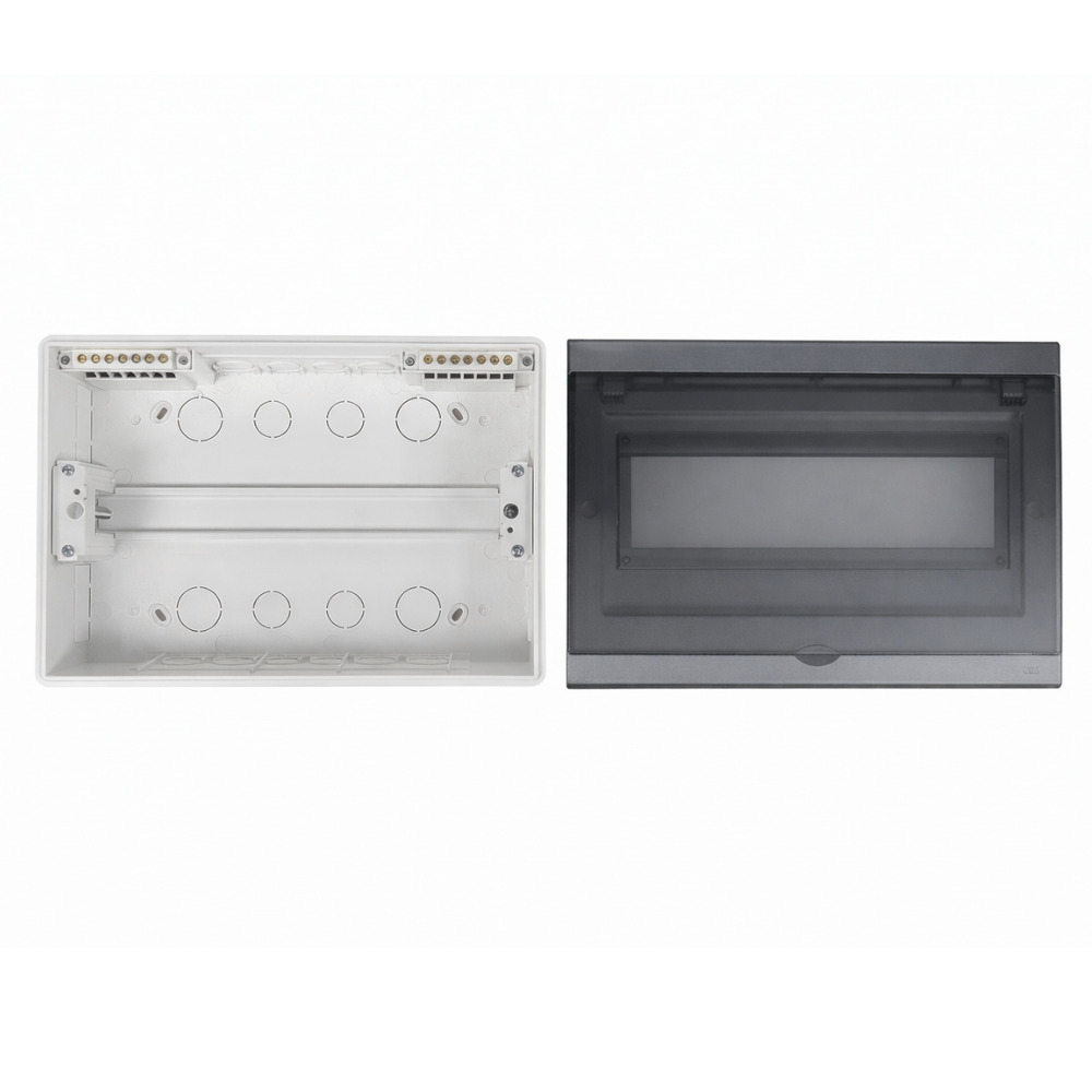 ЩРВ-П 14 модулей NOVA встраиваемый пластик черный IP41 (220*319*76) FIXEL