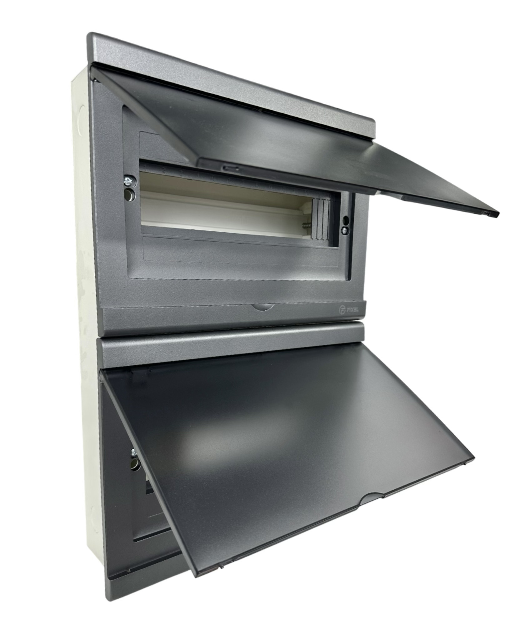 ЩРВ 28 (2х14) модулей NOVA встраиваемый металл+пластик черный IP41 (462*319*80) FIXEL