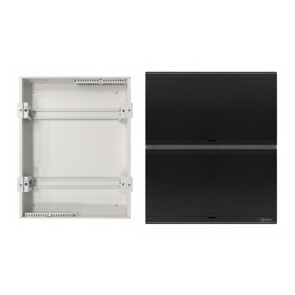 ЩРВ 36 (2х18) модулей NOVA встраиваемый металл+пластик черный IP41 (502*391*80) FIXEL