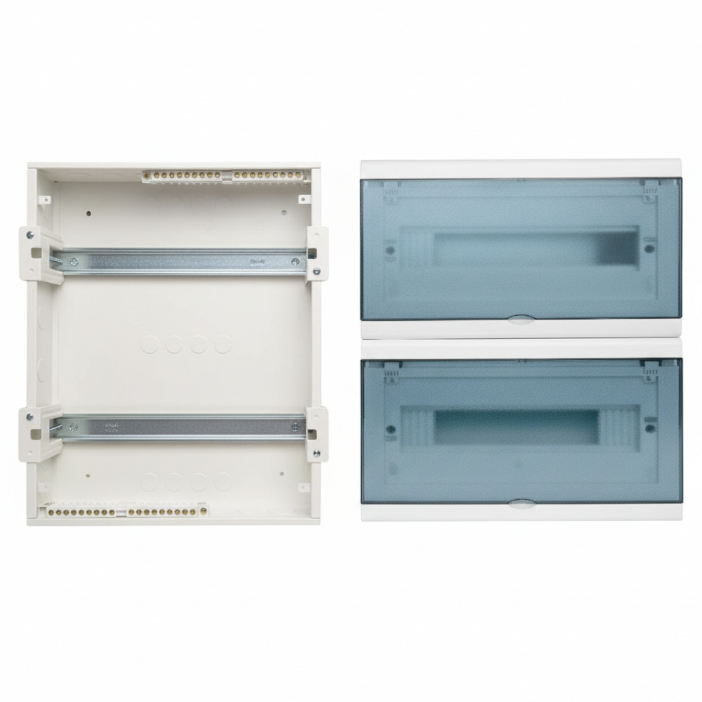 ЩРВ-П 32 (2х16) модуля NOVA встраиваемый пластик дымчатый IP41 (400*326*80) FIXEL