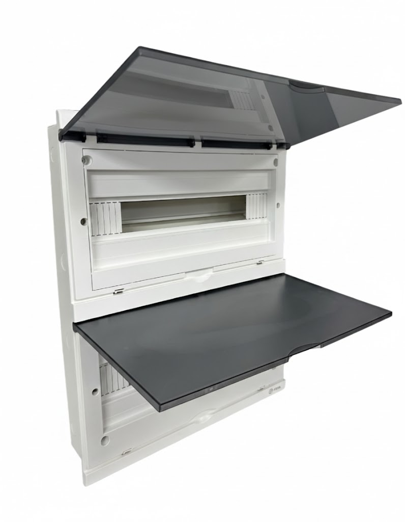 ЩРВ-П 40 (2х20) модулей NOVA встраиваемый пластик дымчатый IP41 (500*400*80) FIXEL