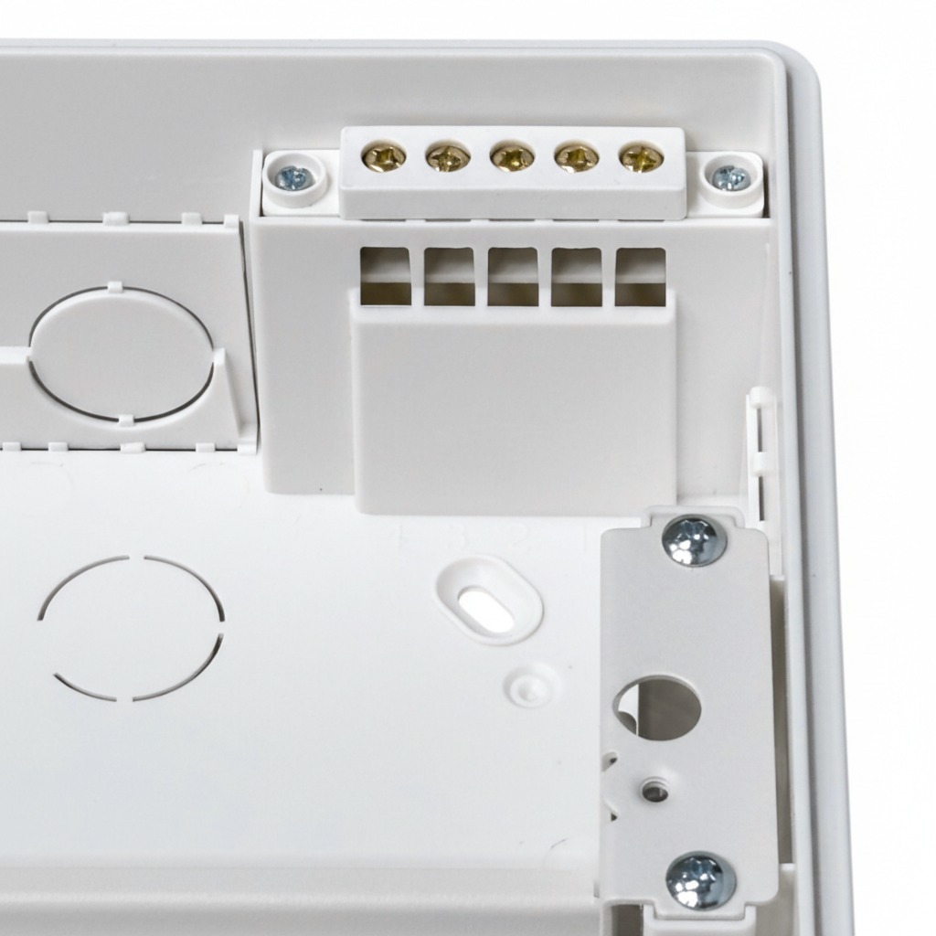 ЩРВ-П 10 модулей EDGE встраиваемый пластик черный IP41 (220*247*76) FIXEL