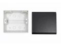 ЩРВ-П 10 модулей EDGE встраиваемый пластик черный IP41 (220*247*76) FIXEL