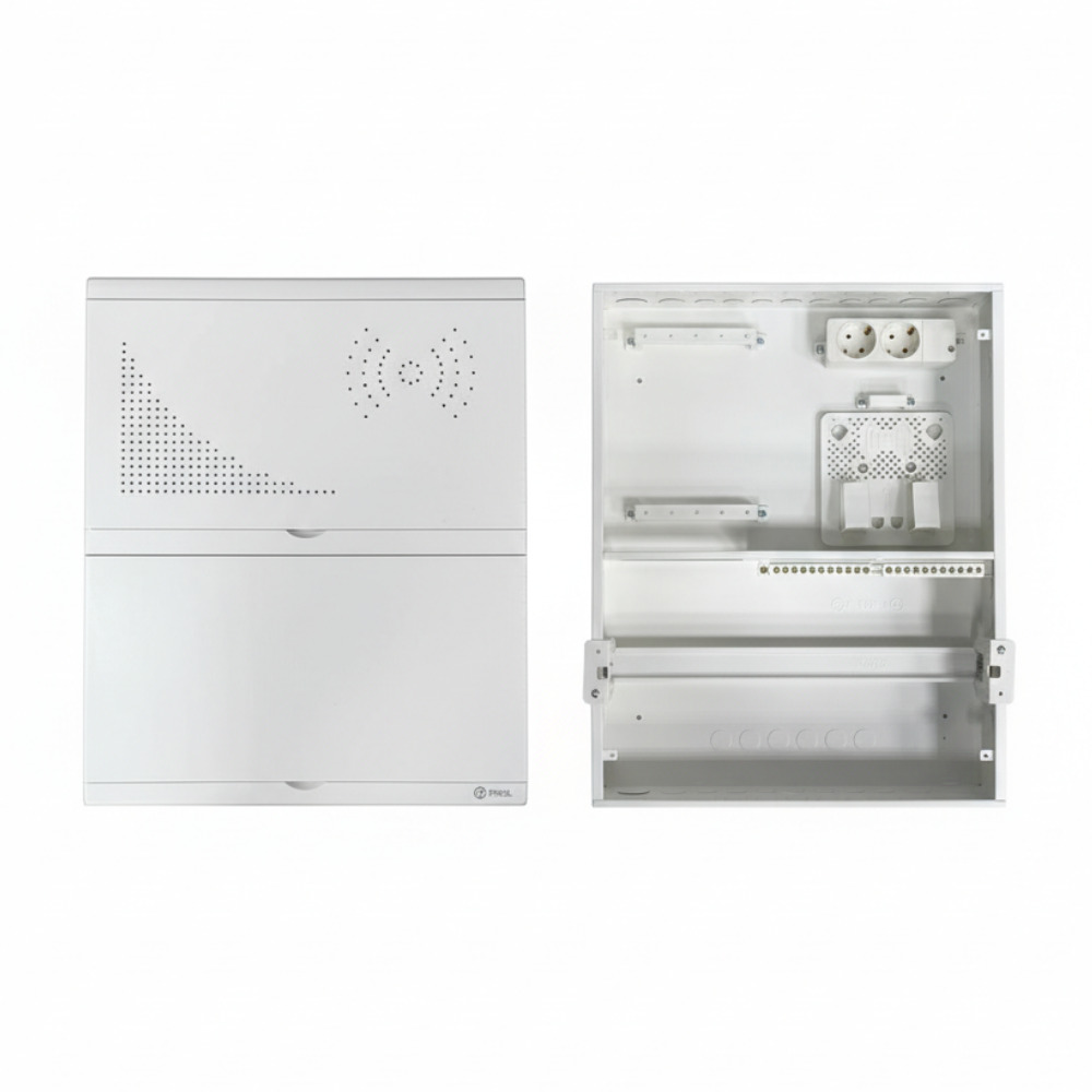 ЩРВ 20M (20+MEDIA) модулей встраиваемый металл+пластик белый IP41 (500*400*100) FIXEL