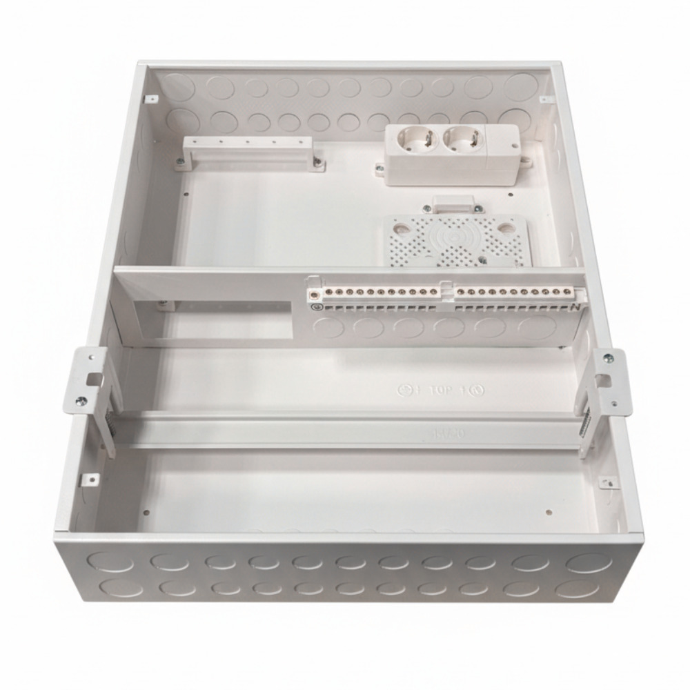 ЩРВ 20M (20+MEDIA) модулей встраиваемый металл+пластик белый IP41 (500*400*100) FIXEL