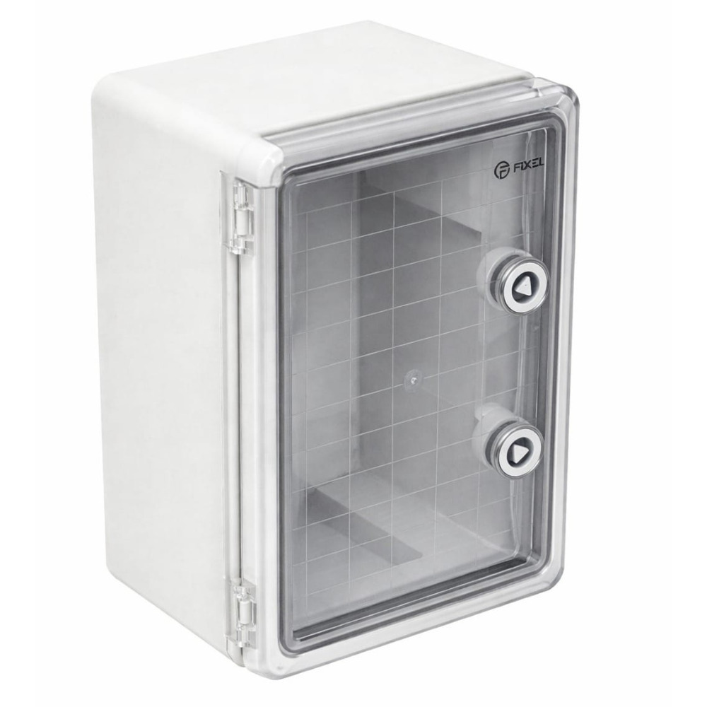 Корпус пластиковый ЩМПп 300*200*130мм прозрачная дверь УХЛ1 IP65 FIXEL