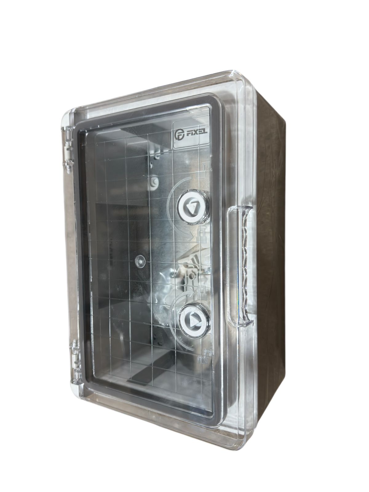 Корпус пластиковый ЩМПп 300*200*130мм прозрачная дверь УХЛ1 IP65 FIXEL