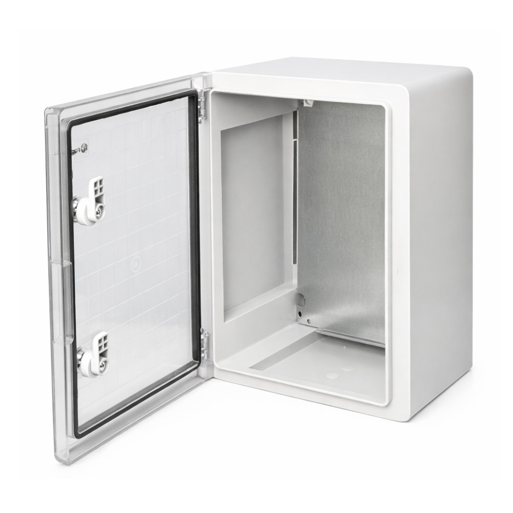 Корпус пластиковый ЩМПп 400*300*170мм прозрачная дверь УХЛ1 IP65 FIXEL