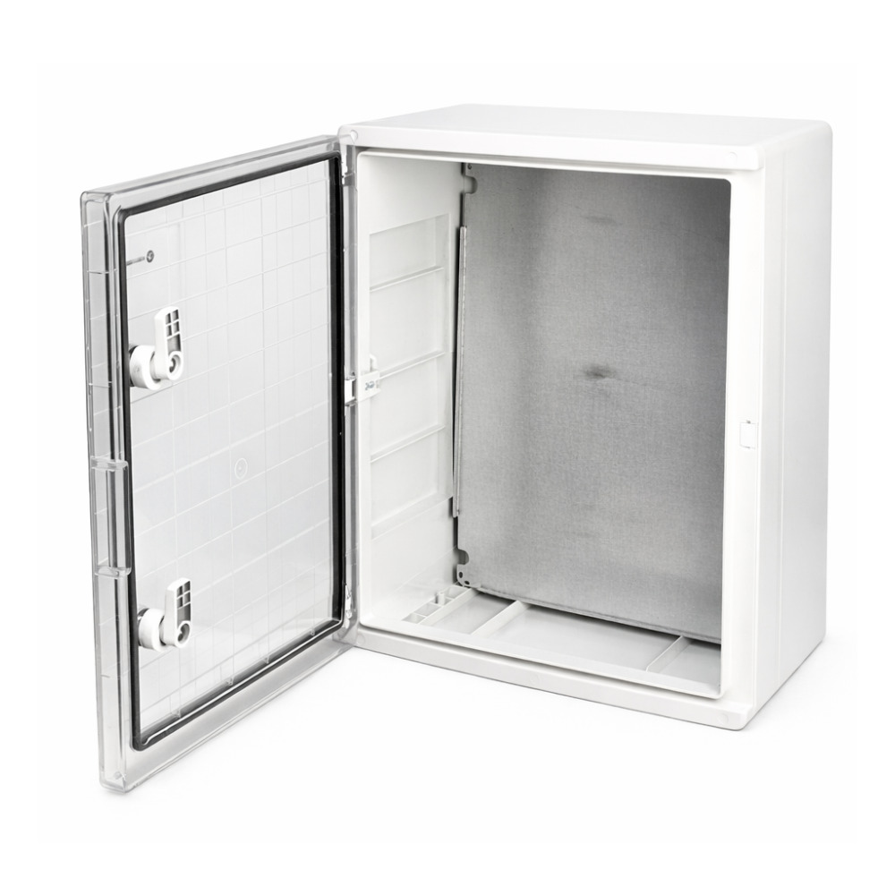 Корпус пластиковый ЩМПп 500*400*180мм прозрачная дверь УХЛ1 IP65 FIXEL