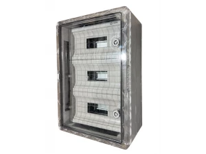 Щит распределительный ЩРНп-36 (3х12) 500*350*190мм прозрачная дверь УХЛ1 IP65 FIXEL