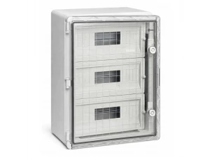 Щит распределительный ЩРНп-36 (3х12) 500*350*190мм прозрачная дверь УХЛ1 IP65 FIXEL