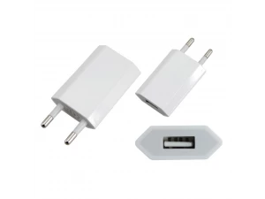 Сетевое зарядное устройство iPhone/iPod USB белое (СЗУ) (5 V, 1000 mA) REXANT 18-1194