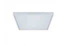 Светильник светодиодный панельный ДВО 80W 6500K 600х600х30мм IP44 со встроенным драйвером, накладной/подвесной, алюминиевая рамка, белый LEDAR