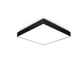 Светильник подвесной серии XO квадрат 48W 6500K опал черный 500х70мм LEDAR