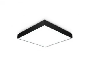 Светильник подвесной серии XO квадрат 48W 6500K опал черный 500х70мм LEDAR