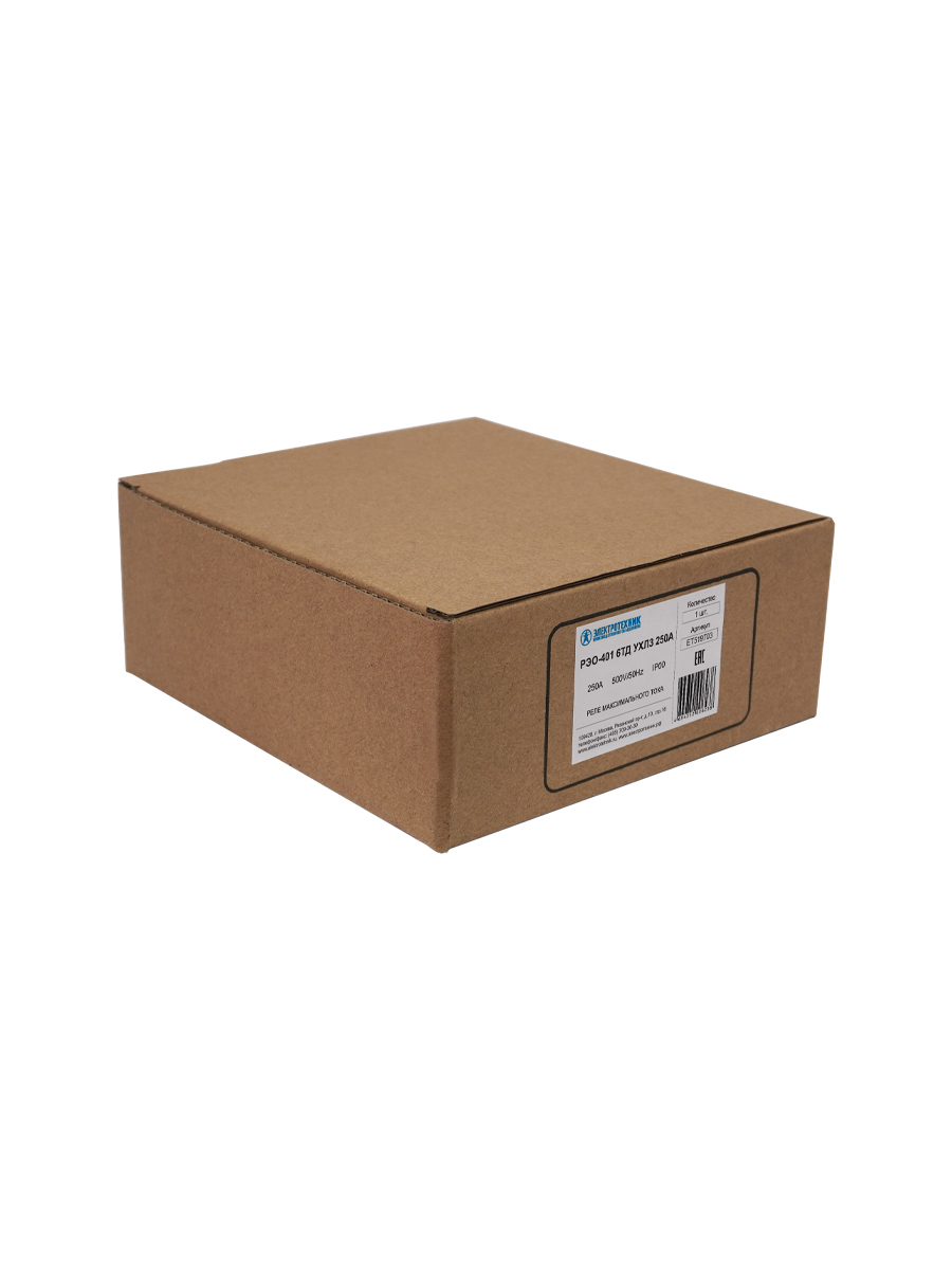 РЭО-401 6ТД УХЛ3 250А без блок-контакта, реле максимального тока (ЭТ)