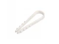 Дюбель-хомут ДХП 14-6 для плоского кабеля нейлон белый (уп.100шт) Fortisflex 59388