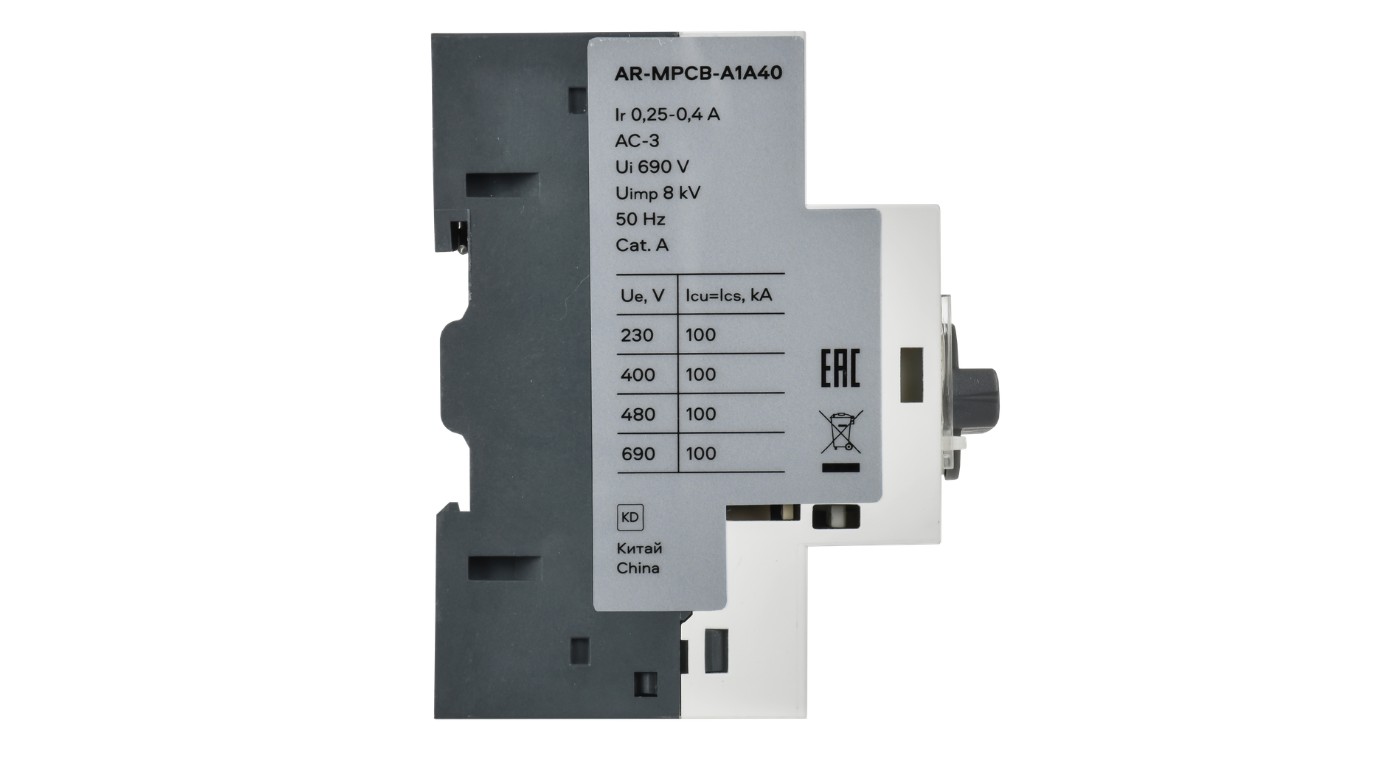 ARMAT Автоматический выключатель защиты двигателя A1 GV2P 0,24-0,4А ИЭК