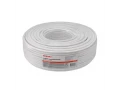 Кабель коаксиальный RG-6U, 75Ом, CCS/Al/Al, 64%, 100м, INDOOR, белый REXANT, 01-2201