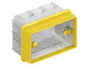 Коробка установочная на 4 модуля для бетонных стен (130х71х52) /504Е/