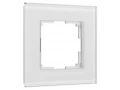 Рамка на 1 пост Senso (белый, стекло soft-touch) W0013101