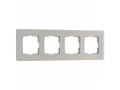 Рамка на 4 постa Senso (дымчатый, стекло soft-touch) W0043117
