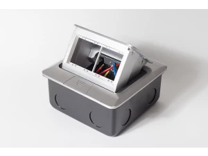 Люк на 2 поста (45*45) алюминий с металлической коробкой IP44 300004