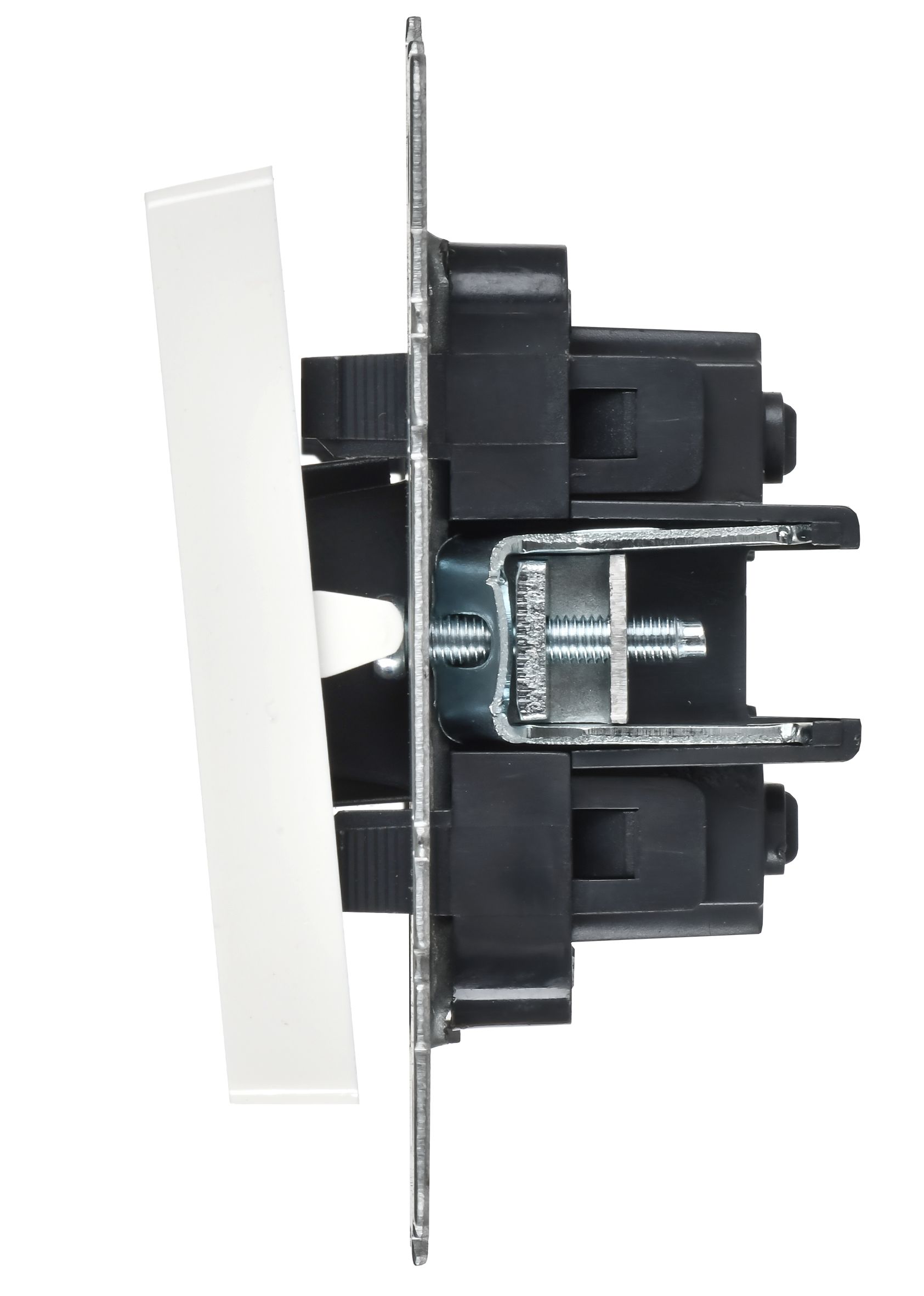 BRITE Выключатель 2-клавишный перекрестный 10А ВС10-2-3-БрБ белый ИЭК