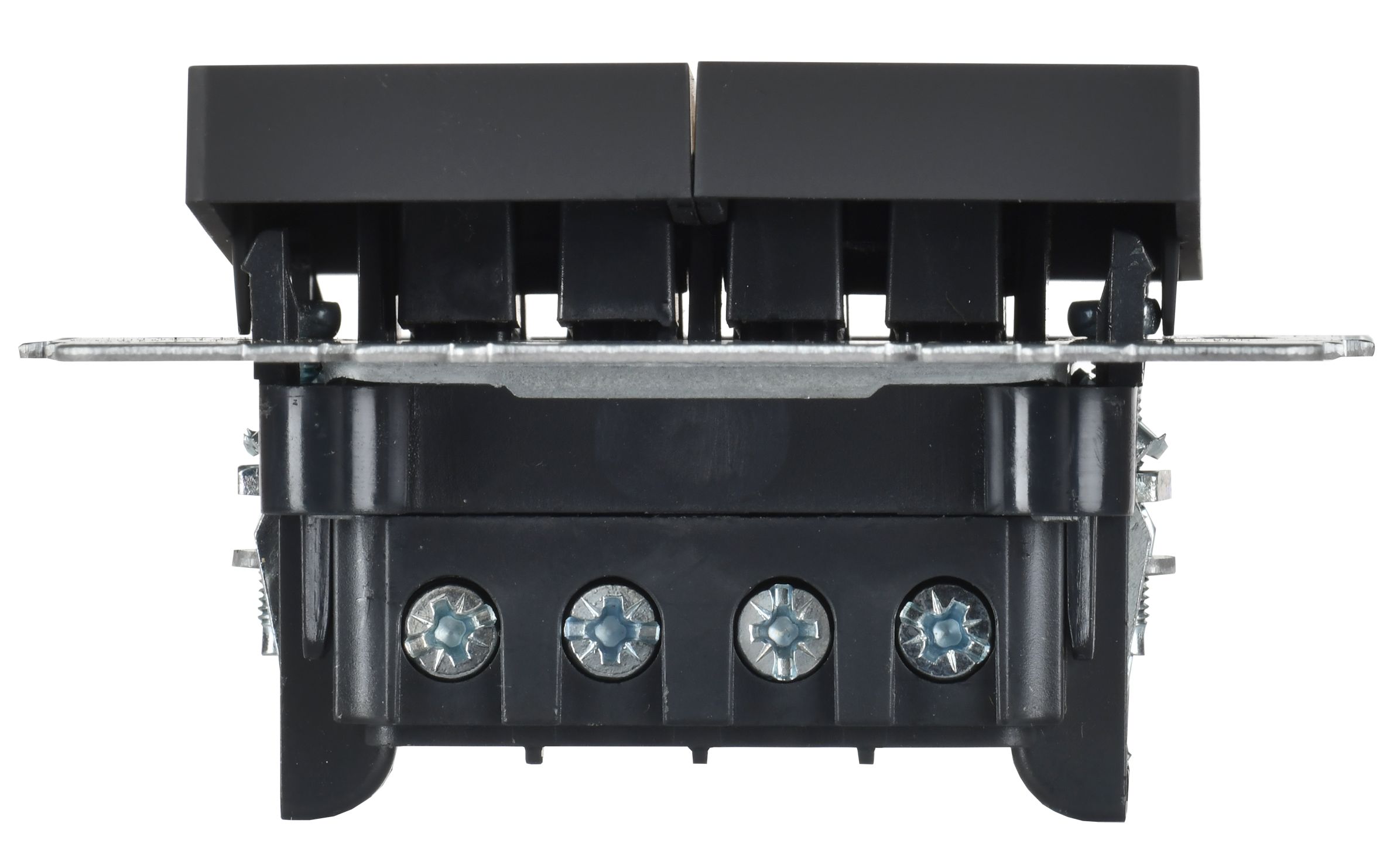 BRITE Выключатель 2-клавишный перекрестный 10А ВС10-2-3-БрГ графит ИЭК