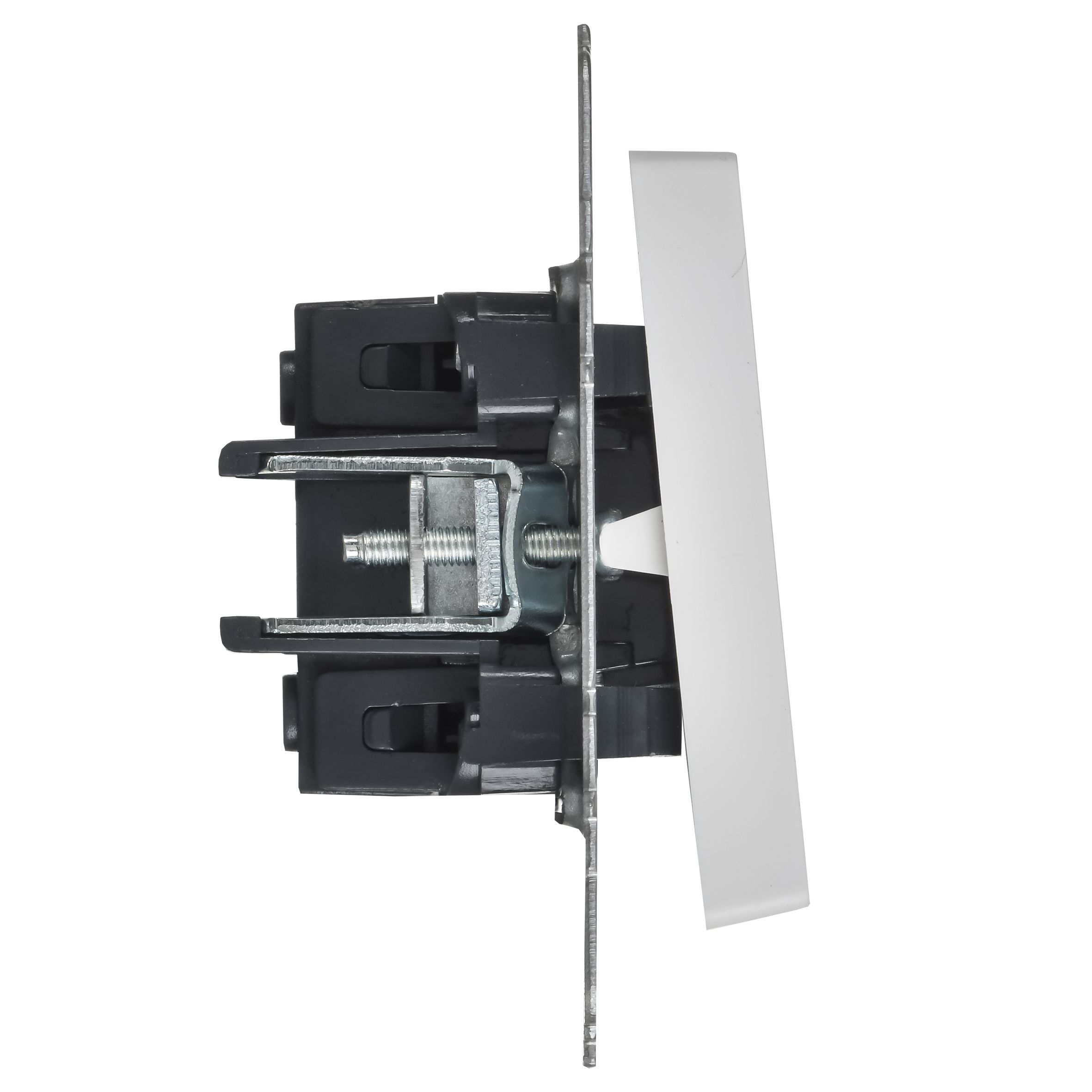 BRITE Выключатель 1-клавишный перекрестный 10А ВС10-1-3-БрАБ арктический белый IEK