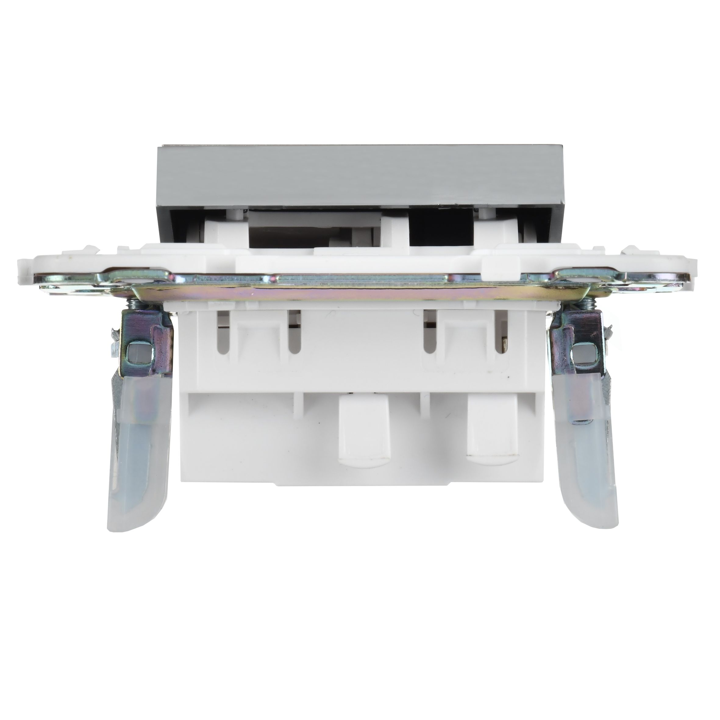 SKANDY Выключатель 1-клавишный перекрестный 10А SK-V03N металл никель IEK