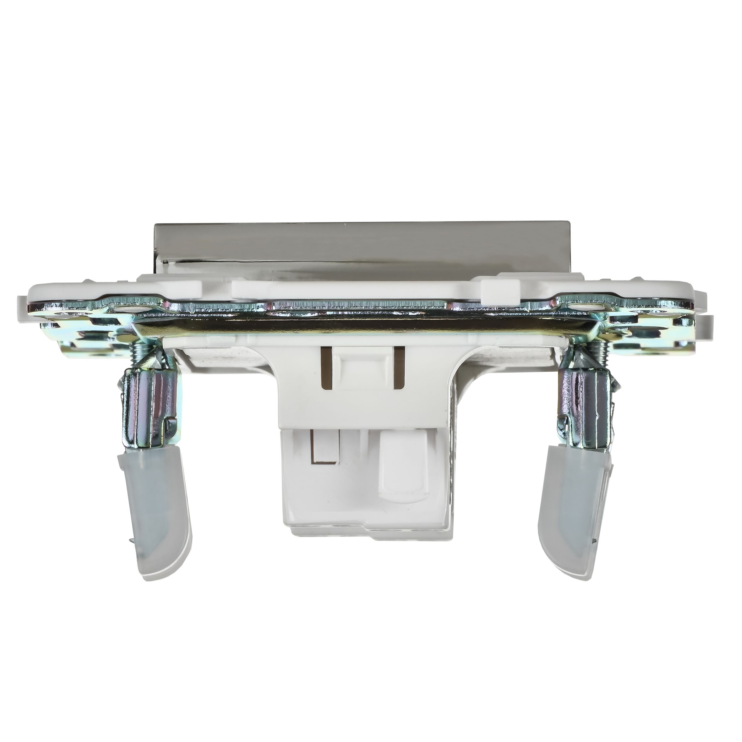 SKANDY Выключатель 1-клавишный кнопочный 10А SK-V14N металл никель IEK