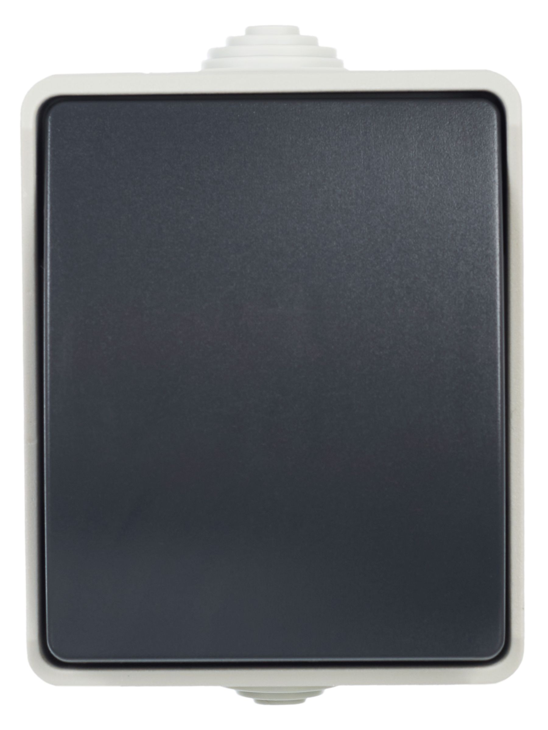 Выключатель кнопочный для открытой установки 10А IP54 ВСк20-1-0-ФСр серый FORS ИЭК