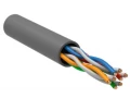 ITK Витая пара U/UTP кат.5E 4х2х0,52 solid PVC серый (305м) РФ/Т ИЭК (уп)