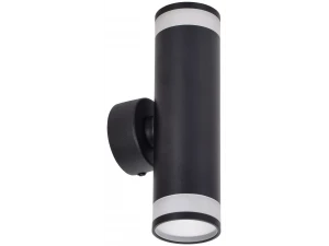 Светильник 4009 накладной настенный под лампу 2хGU10 черный IEK