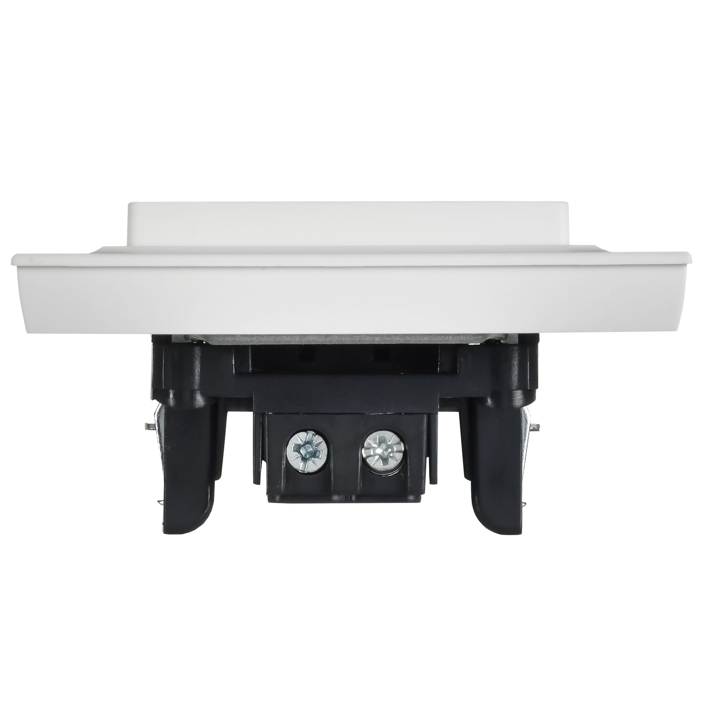 BRITE Выключатель 1-клавишный 10А в сборе ВСР10-1-0-БрАБ арктический белый IEK