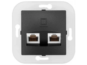 Розетка РК 216-011 графит