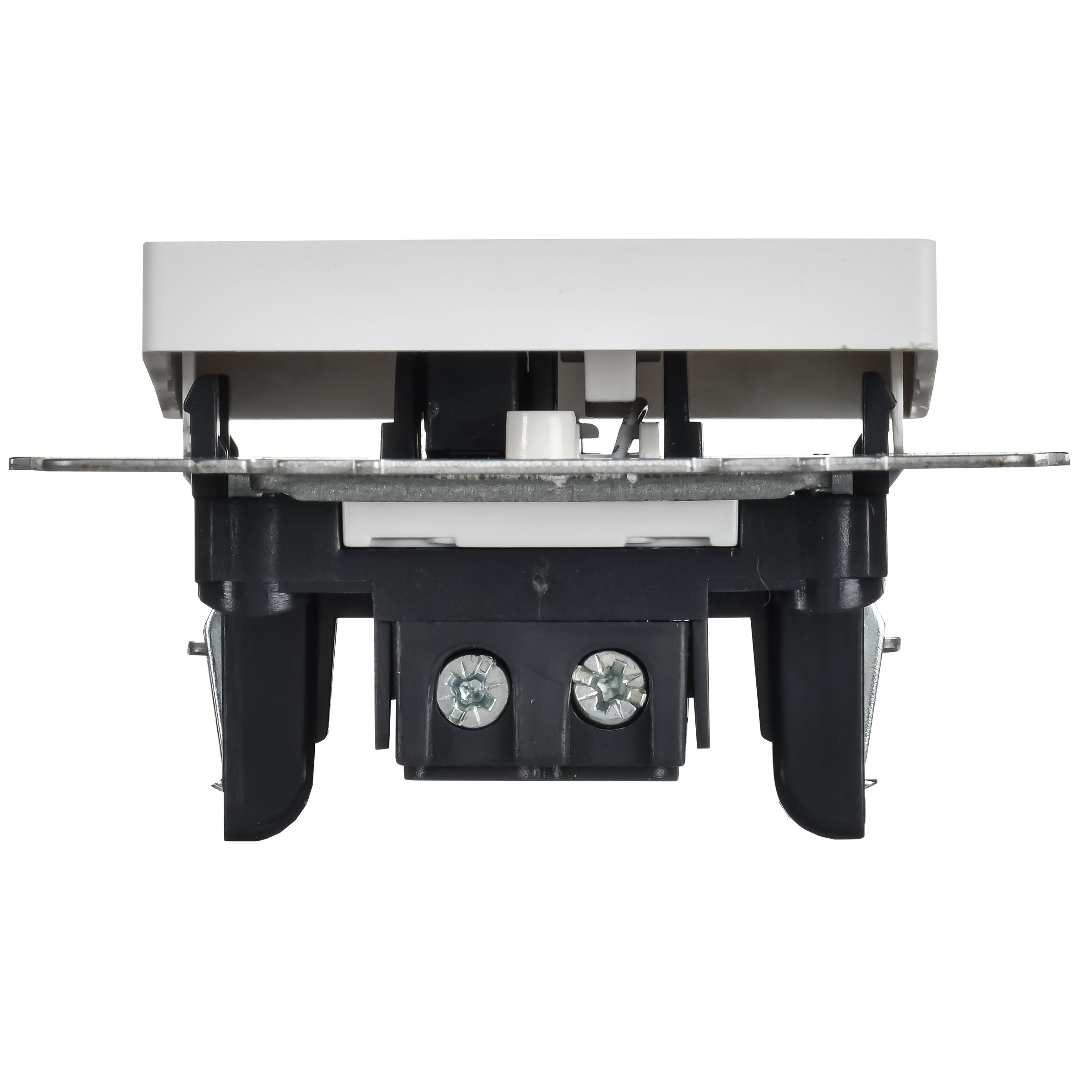 BRITE Выключатель 1-клавишный проходной 10А ВС10-1-6-БрАБ арктический белый IEK