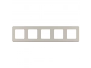 Рамка на 5 постов INSPIRIA, шампань /673978/