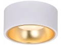 Светильник 4017 накладной потолочный под лампу GX53 белый/золото IEK