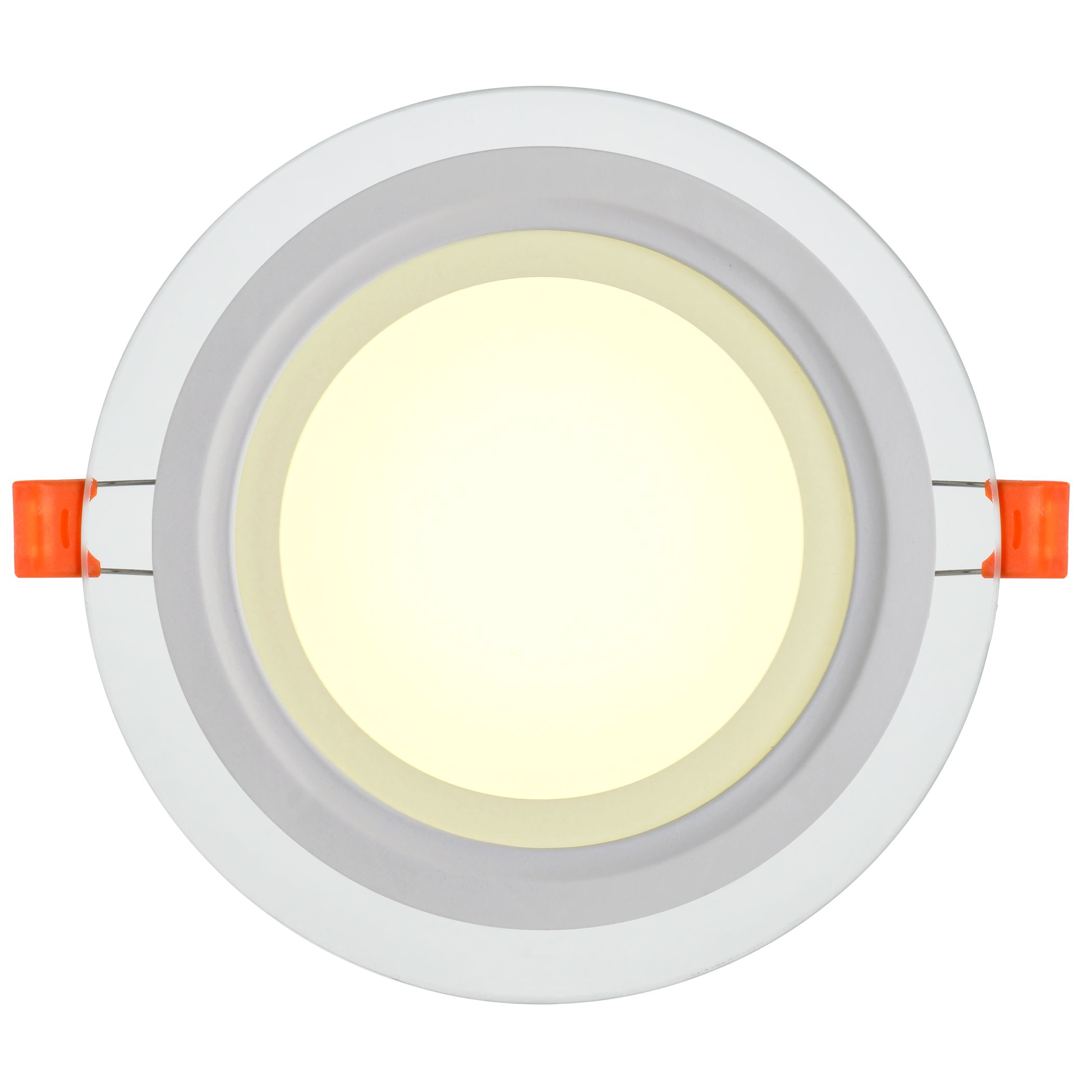 Светильник светодиодный ДВО 1621 со стеклом круг 12Вт 4000К IP20 IEK