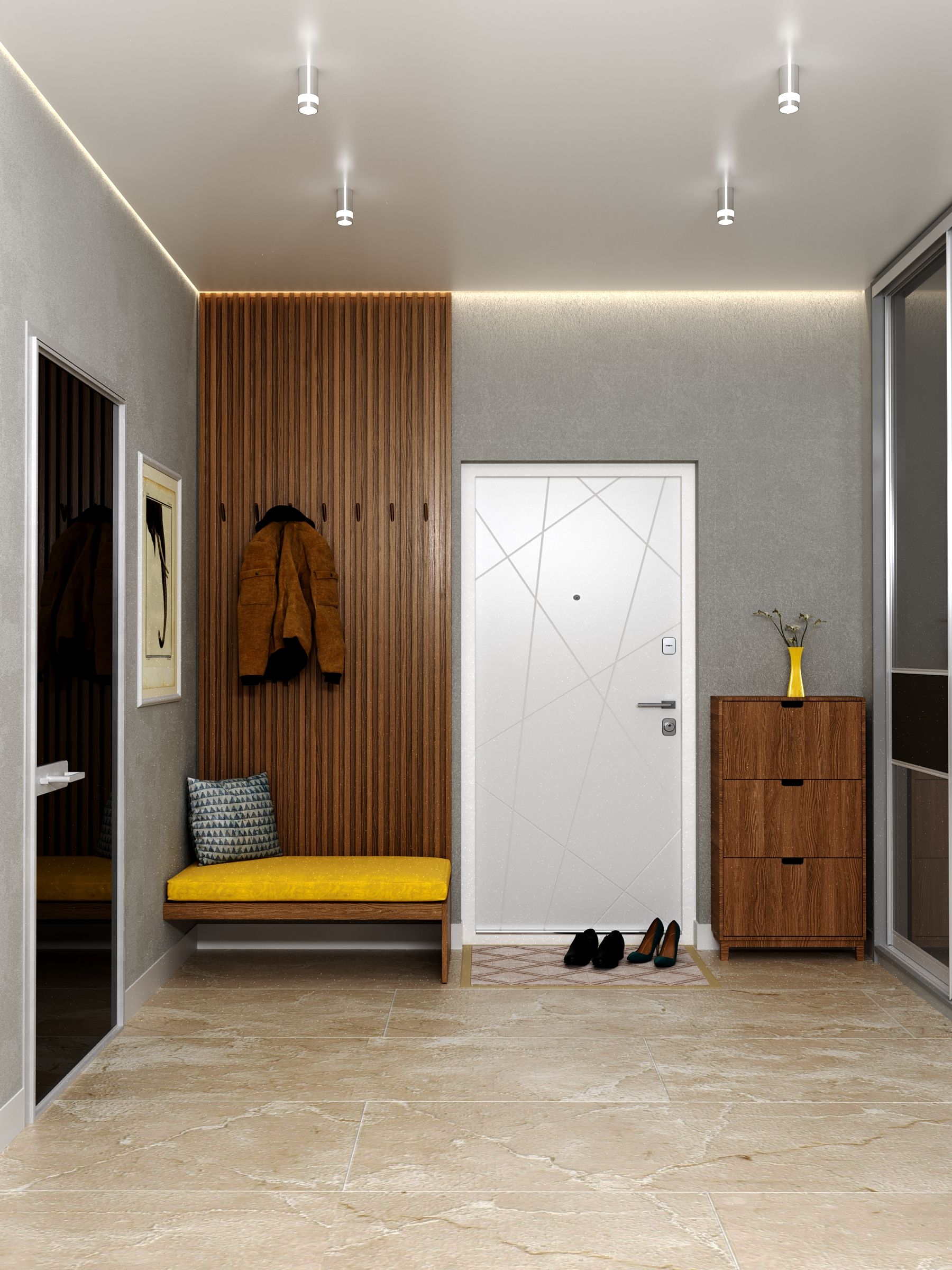 Светильник 4005 накладной потолочный под лампу GU10 хром IEK