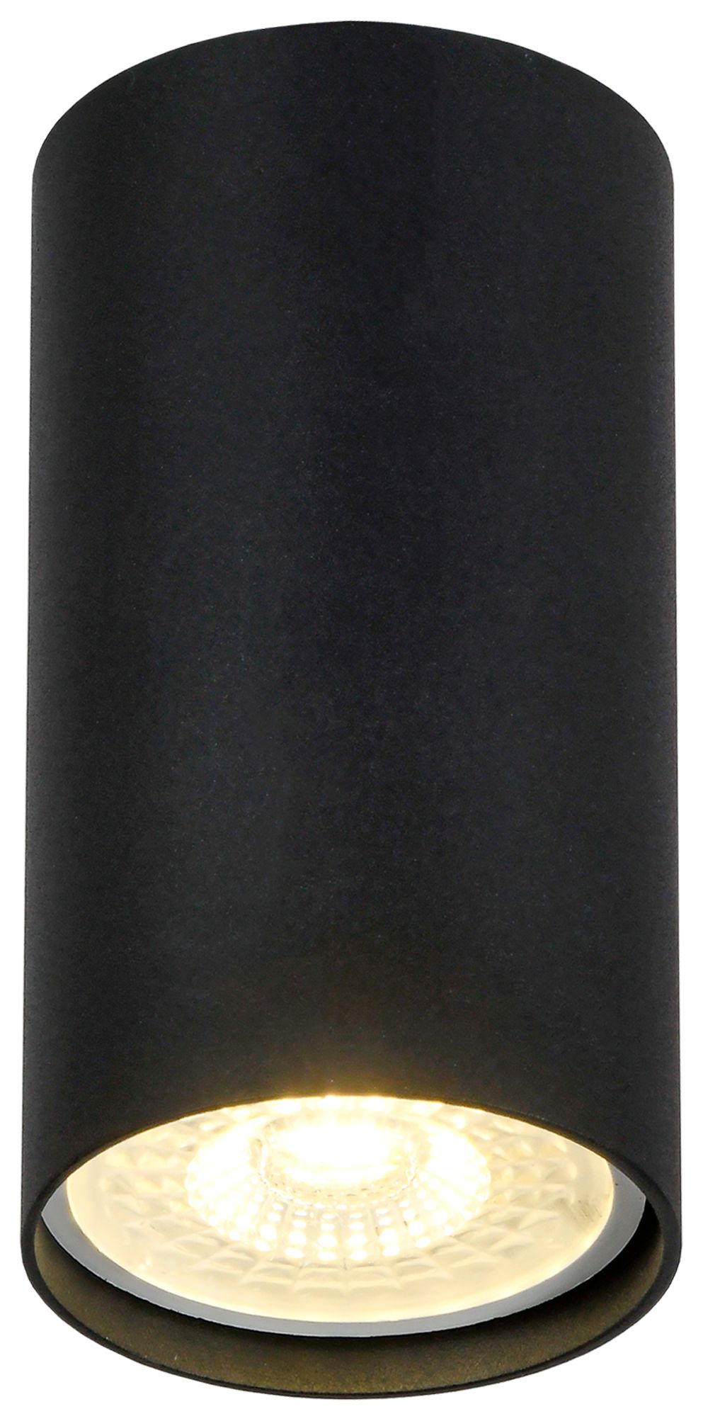 Светильник 4001 накладной потолочный под лампу GU10 черный IEK