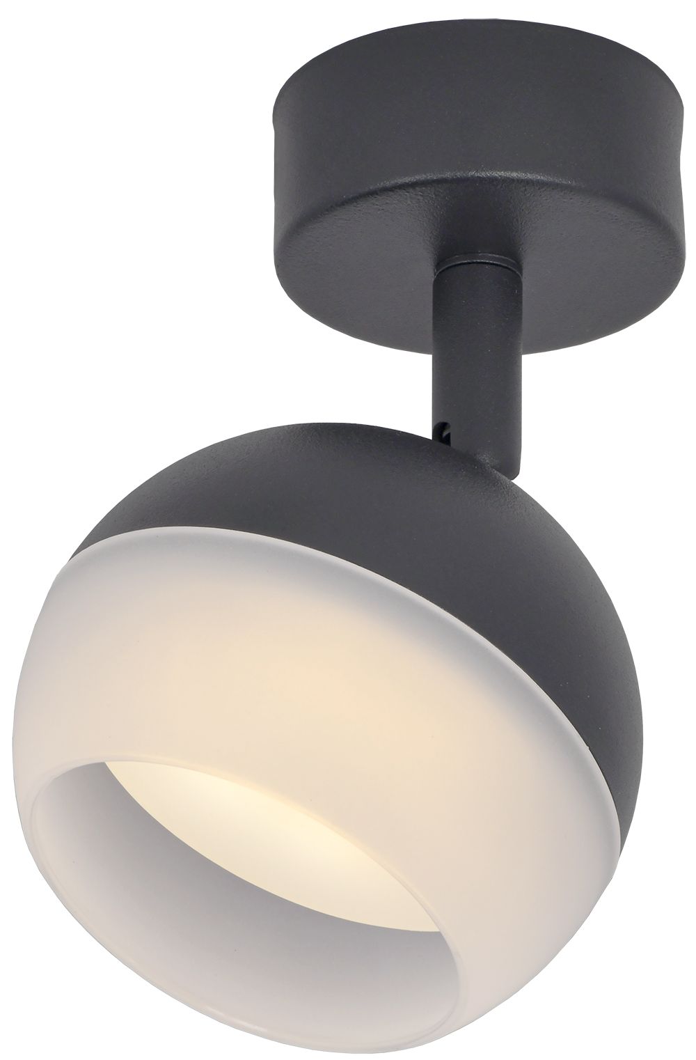 Светильник 4011 накладной настенно-потолочный под лампу GX53 черный IEK