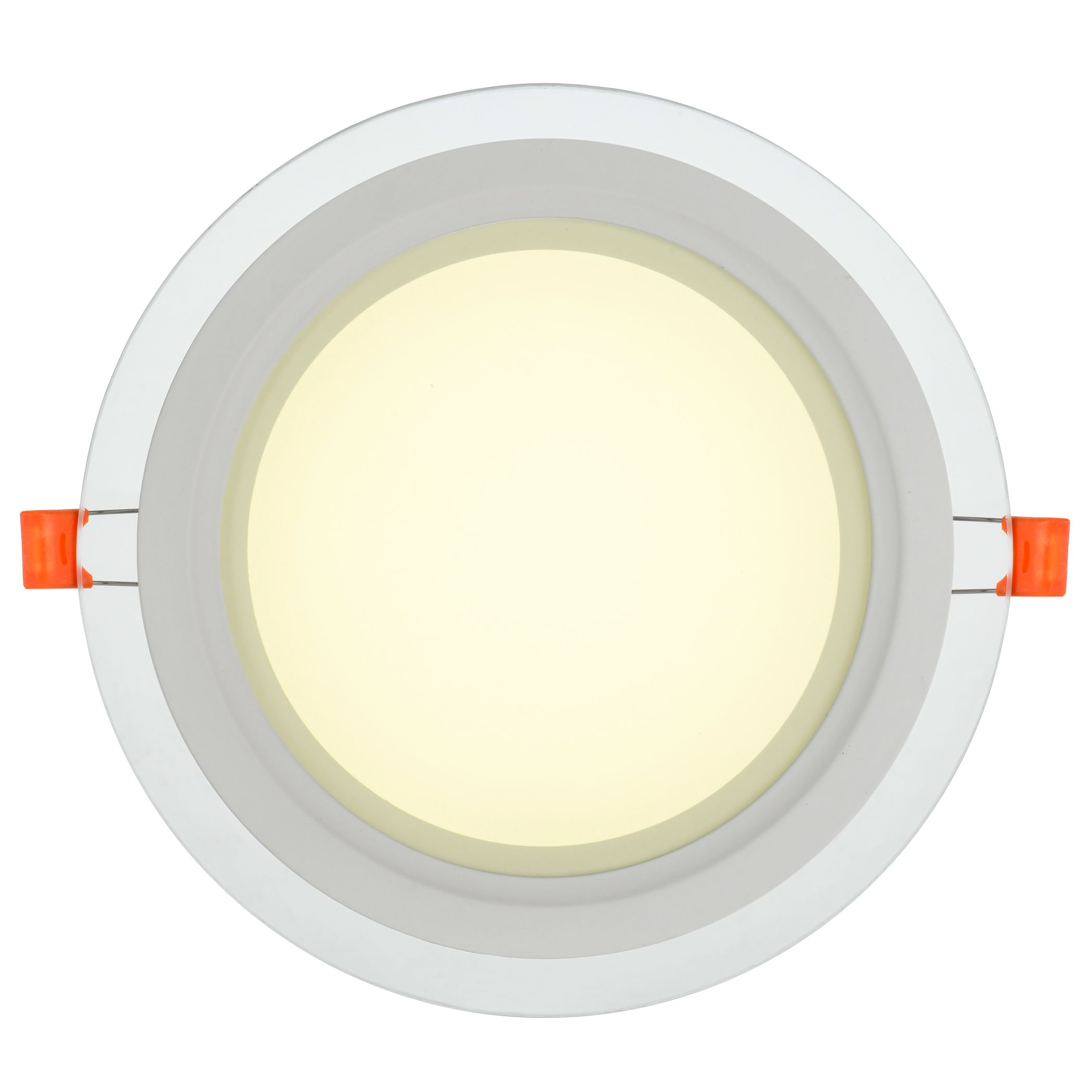 Светильник светодиодный ДВО 1622 со стеклом круг 18Вт 4000К IP20 IEK