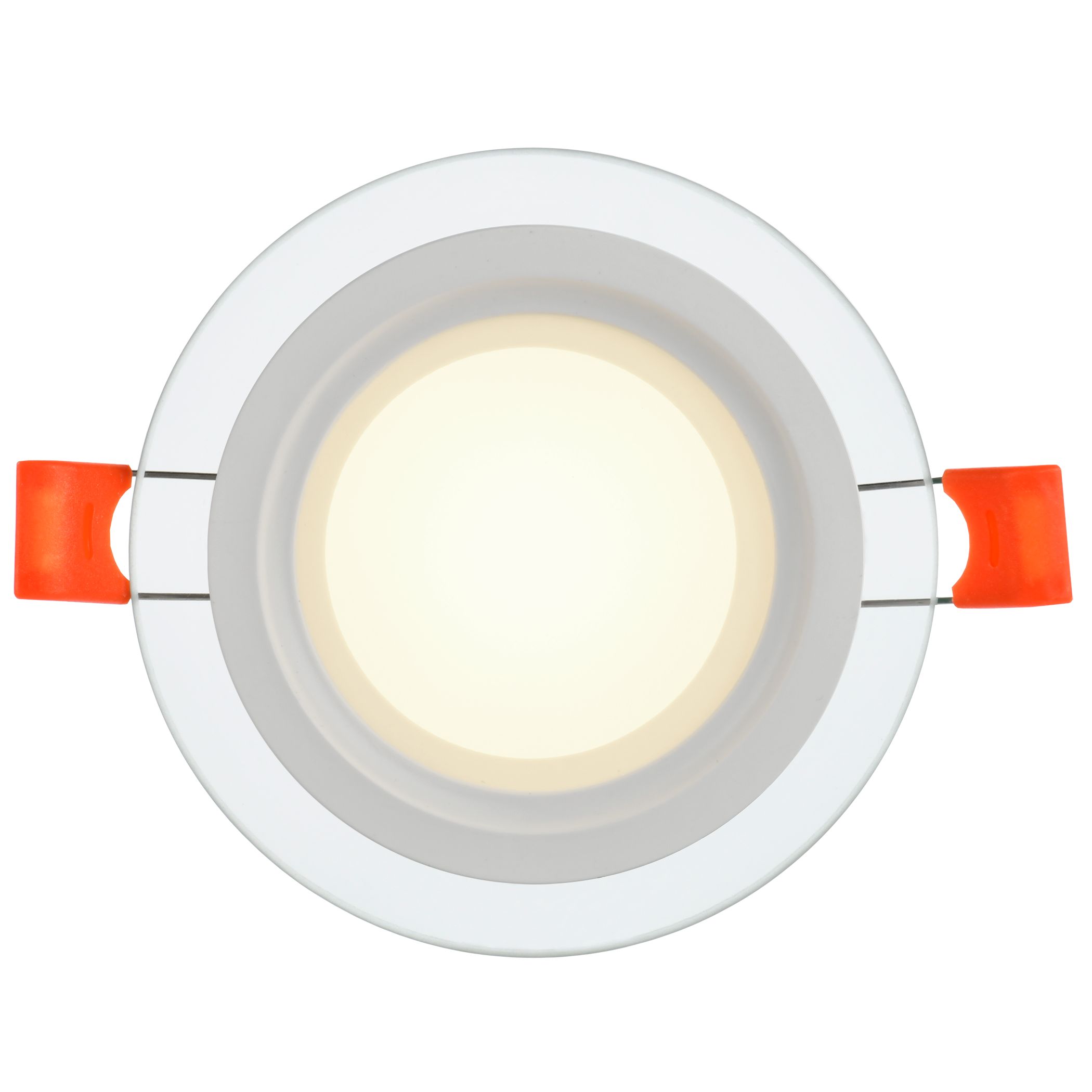 Светильник светодиодный ДВО 1620 со стеклом круг 6Вт 4000К IP20 IEK