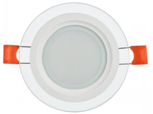 Светильник светодиодный ДВО 1620 со стеклом круг 6Вт 4000К IP20 IEK